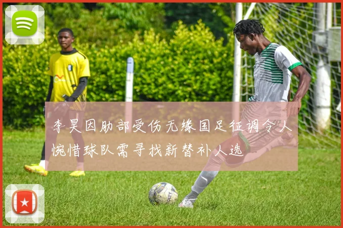 李昊因肋部受伤无缘国足征调令人惋惜球队需寻找新替补人选